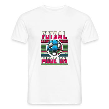 Mode Futsal sur 8 - T-shirt homme - blanc - Devant - AI Model Male 178 dark (178cm)