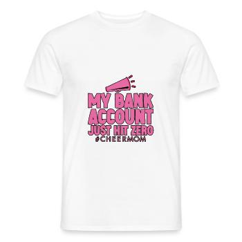 Mon compte bancaire vient d’atteindre zéro 4 - T-shirt homme - blanc - Devant - AI Model Male 178 dark (178cm)