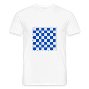 Portable Chess Board - Play Chess Instantly 2 - Men's T-Shirt - white - Front - AI Model Male 178 dark (178cm)