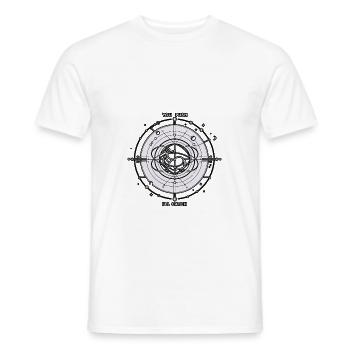 You Push I'll Catch 14 - Men's T-Shirt - white - Front - AI Model Male 178 dark (178cm)