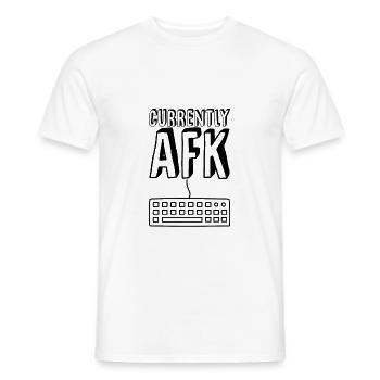 Currently Afk 2 - Männer T-Shirt - Weiß - Vorne - AI Model Male 178 dark (178cm)