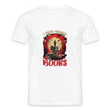 J’ai lu des livres interdits 63 - T-shirt homme - blanc - Devant - AI Model Male 178 dark (178cm)
