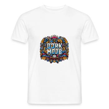 Dork Mode 8 - Männer T-Shirt - Weiß - Vorne - AI Model Male 178 dark (178cm)
