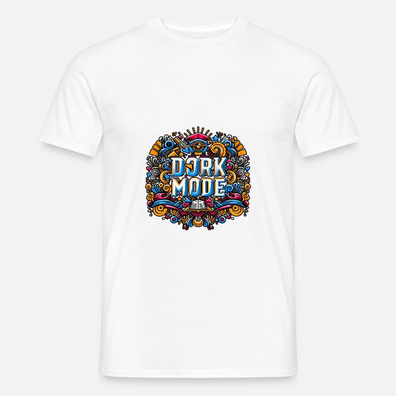 Dork Mode 8 - Männer T-Shirt - Weiß