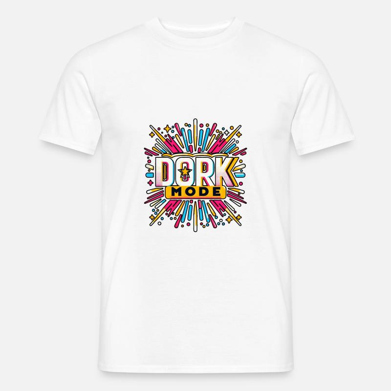 Dork Mode 9 - Männer T-Shirt - Weiß