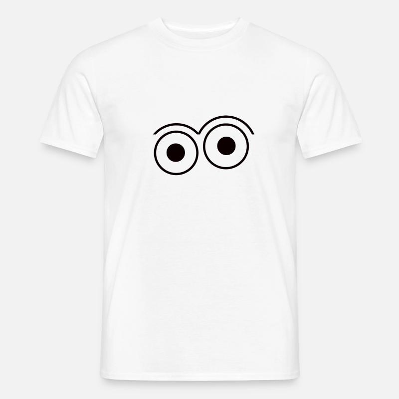 Offene Augen (2) - Männer T-Shirt - Weiß