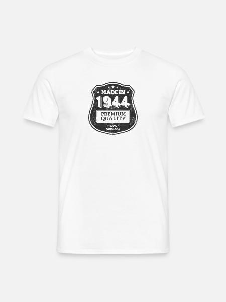 HERGESTELLT 1944 - Männer T-Shirt - Weiß