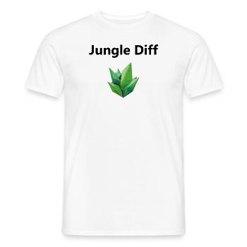 Diff League Legend Jungle Noir - T-shirt homme - blanc - Devant - AI Model Male 178 dark (178cm)