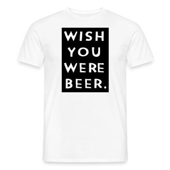 Beer - T-shirt homme - blanc - Devant - AI Model Male 178 dark (178cm)