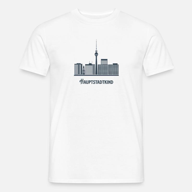 Berlin - Männer T-Shirt - Weiß