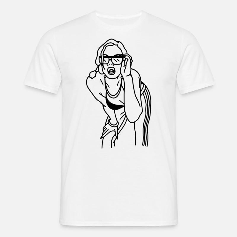 MÄDCHEN - Männer T-Shirt - Weiß