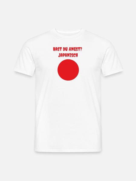 Ja panisch habe ich Angst - Männer T-Shirt - Weiß