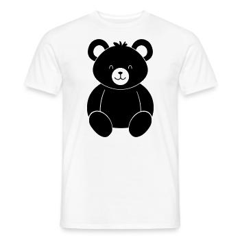 Teddybär - Männer T-Shirt - Weiß - Vorne - AI Model Male 178 dark (178cm)