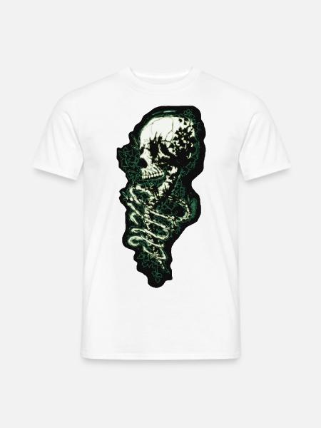 Skull - Men's T-Shirt - white