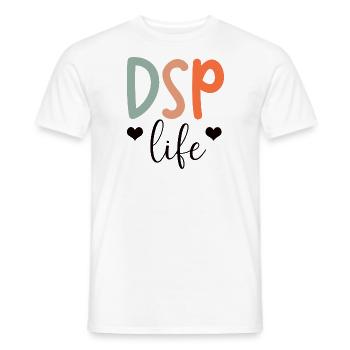 Direct Support Professional - Men's T-Shirt - white - Front - AI Model Male 178 dark (178cm)