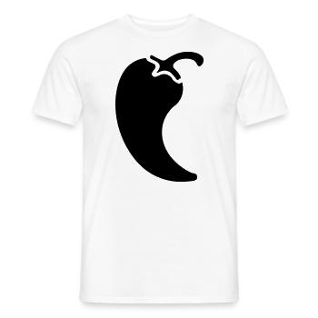 piment - T-shirt homme - blanc - Devant - AI Model Male 178 dark (178cm)