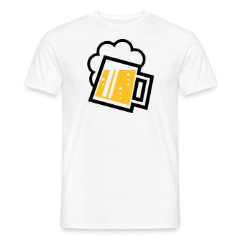 XBayrisches Original (2-farbig) - Männer T-Shirt - Weiß - Vorne - AI Model Male 178 dark (178cm)