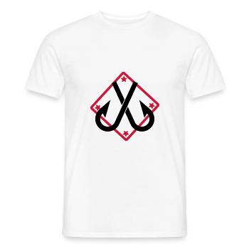 Fischer - Fischerei - Männer T-Shirt - Weiß - Vorne - AI Model Male 178 dark (178cm)
