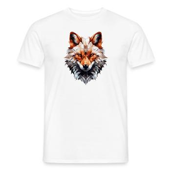 Fuchs - Männer T-Shirt - Weiß - Vorne - AI Model Male 178 dark (178cm)