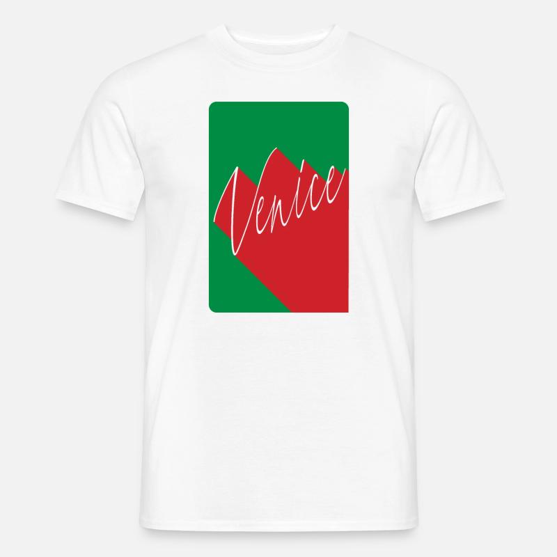 Schatten von Venedig - Männer T-Shirt - Weiß