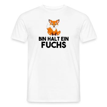 Bin Halt Ein Fuchs - Männer T-Shirt - Weiß - Vorne - AI Model Male 178 dark (178cm)
