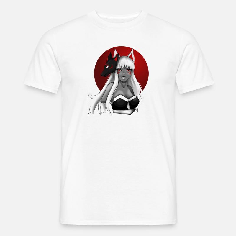 Kitsune - Männer T-Shirt - Weiß