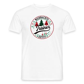 Trainer Weihnachten Bester Coach Training Danke - Männer T-Shirt - Weiß - Vorne - AI Model Male 178 dark (178cm)