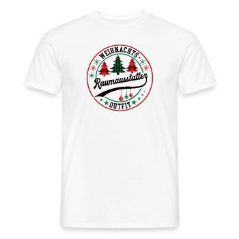 Raumausstatter Weihnachten Kollege Arbeitskollege - Männer T-Shirt - Weiß - Vorne - AI Model Male 178 dark (178cm)