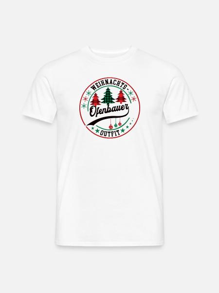 Ofenbauer Weihnachten Kollegen Ofenbau Handwerk - Männer T-Shirt - Weiß