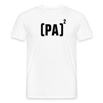 DAD - FATHER - FATHER'S DAY - BIRTHDAY VALENTINE'S DAY - Men's T-Shirt - white - Front - AI Model Male 178 dark (178cm)