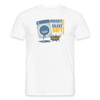 OMG Machine - T-shirt homme - blanc - Devant - AI Model Male 178 dark (178cm)