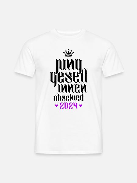 Jga 2024 Junggesellinnenabschied - Männer T-Shirt - Weiß