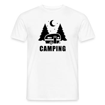 Caravanes - T-shirt homme - blanc - Devant - AI Model Male 178 dark (178cm)