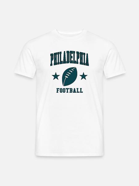 Philadelphia Football - Männer T-Shirt - Weiß