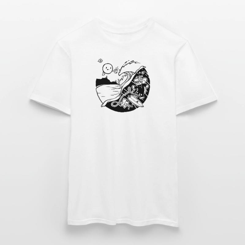 Chat d’effacement T-shirt homme