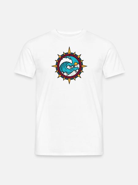 Mountainous Wave - Men's T-Shirt - white
