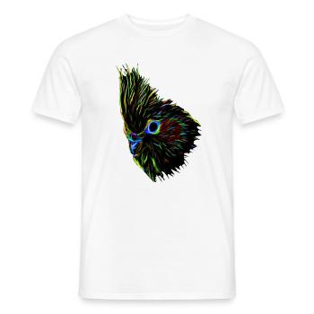 Men's Premium Longsleeve Shirt - Men's T-Shirt - white - Front - AI Model Male 178 dark (178cm)