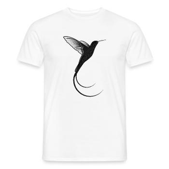 Kolibri design black sand - Männer T-Shirt - Weiß - Vorne - AI Model Male 178 dark (178cm)