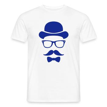 bräutigam hipster junggeselle - Männer T-Shirt - Weiß - Vorne - AI Model Male 178 dark (178cm)