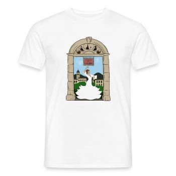 Calle del Laurel - T-shirt homme - blanc - Devant - AI Model Male 178 dark (178cm)