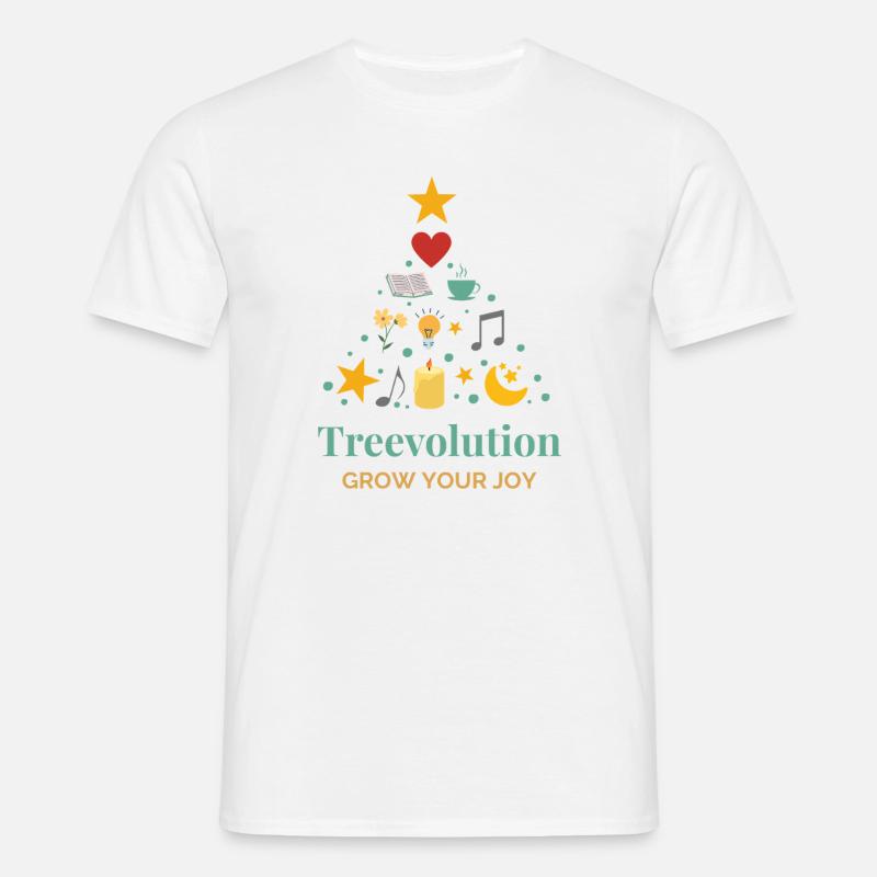 Treevolution Growing Joy - Men's T-Shirt - white