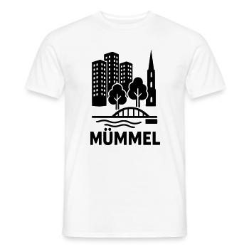 mümmelmannsberg hamburg - Männer T-Shirt - Weiß - Vorne - AI Model Male 178 dark (178cm)