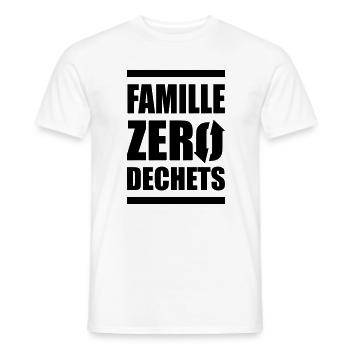 Zero Waste Familie - Männer T-Shirt - Weiß - Vorne - AI Model Male 178 dark (178cm)