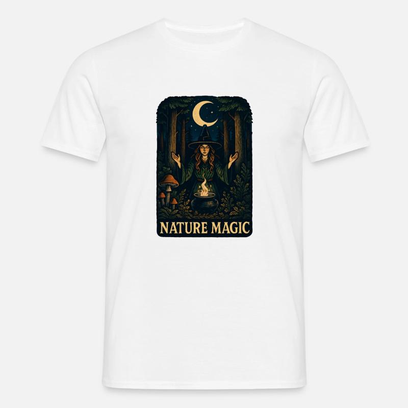 Forest Magic Moon Magic - Men's T-Shirt - white