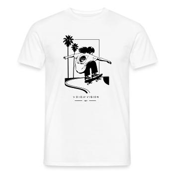 Skatergirl - Männer T-Shirt - Weiß - Vorne - AI Model Male 178 dark (178cm)