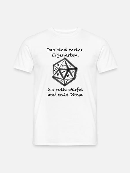 DM Eigenarten - Männer T-Shirt - Weiß