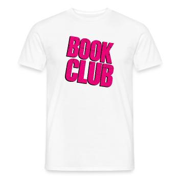 Bookclub! - Männer T-Shirt - Weiß - Vorne - AI Model Male 178 dark (178cm)