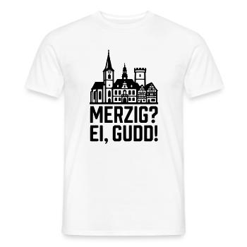 Merzig Ei Gudd - Männer T-Shirt - Weiß - Vorne - AI Model Male 178 dark (178cm)