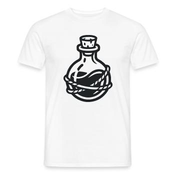Zaubertrank Flasche Icon - Männer T-Shirt - Weiß - Vorne - AI Model Male 178 dark (178cm)