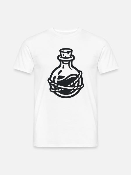 Zaubertrank Flasche Icon - Männer T-Shirt - Weiß